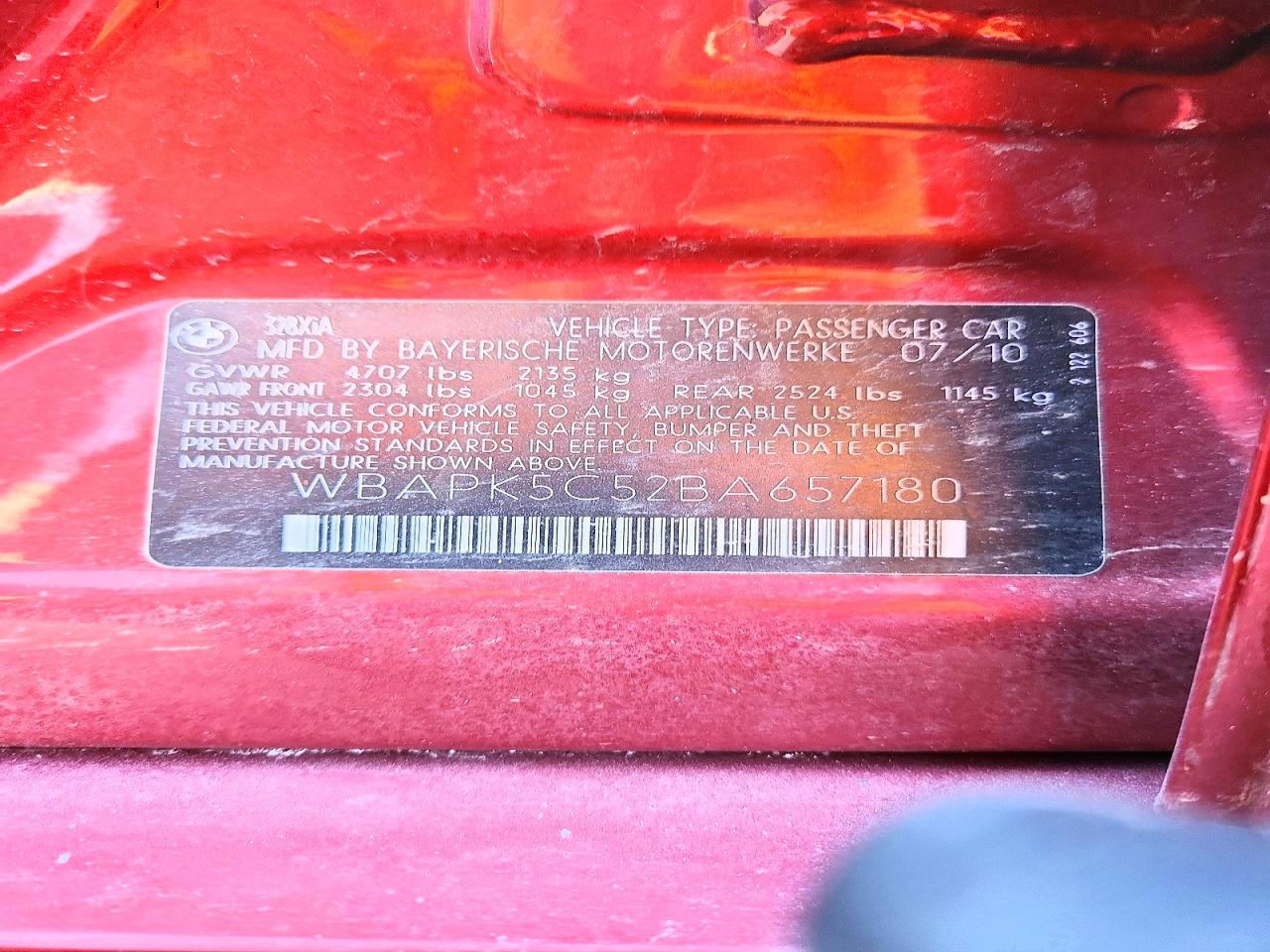 2011 BMW 328 XI SULEV photo 12