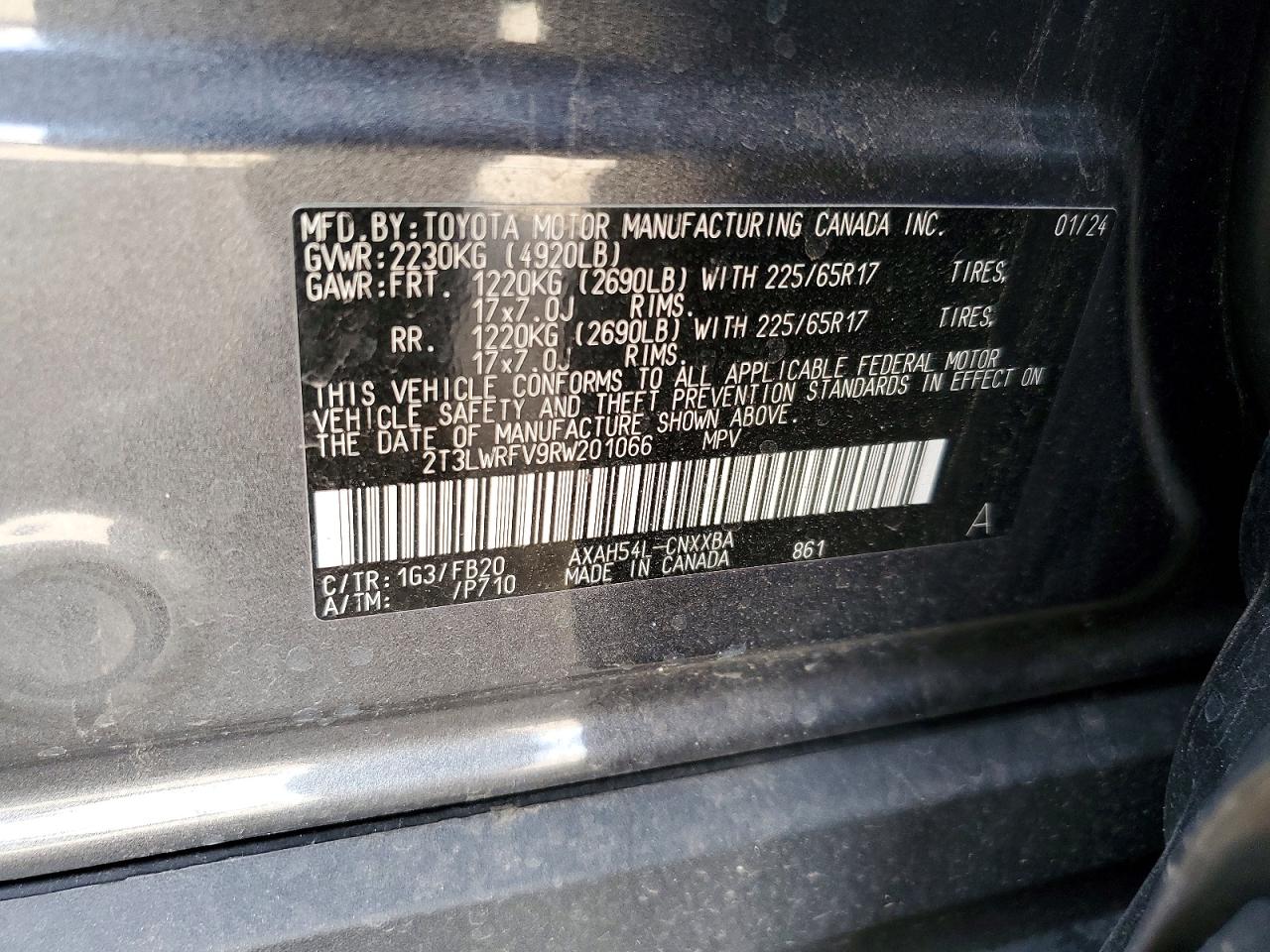 2024 TOYOTA RAV4 LE photo 13