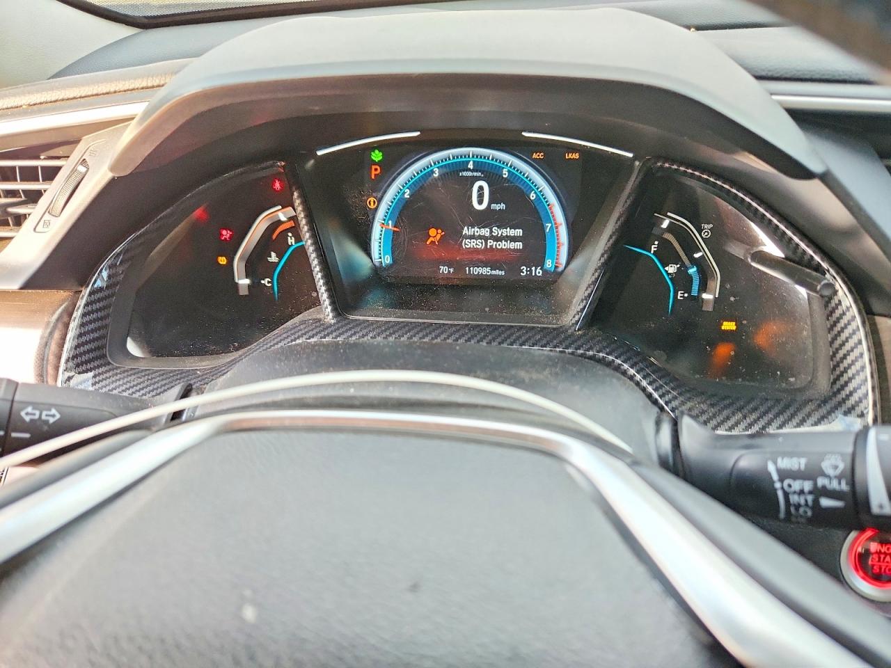 2020 HONDA CIVIC EXL photo 9