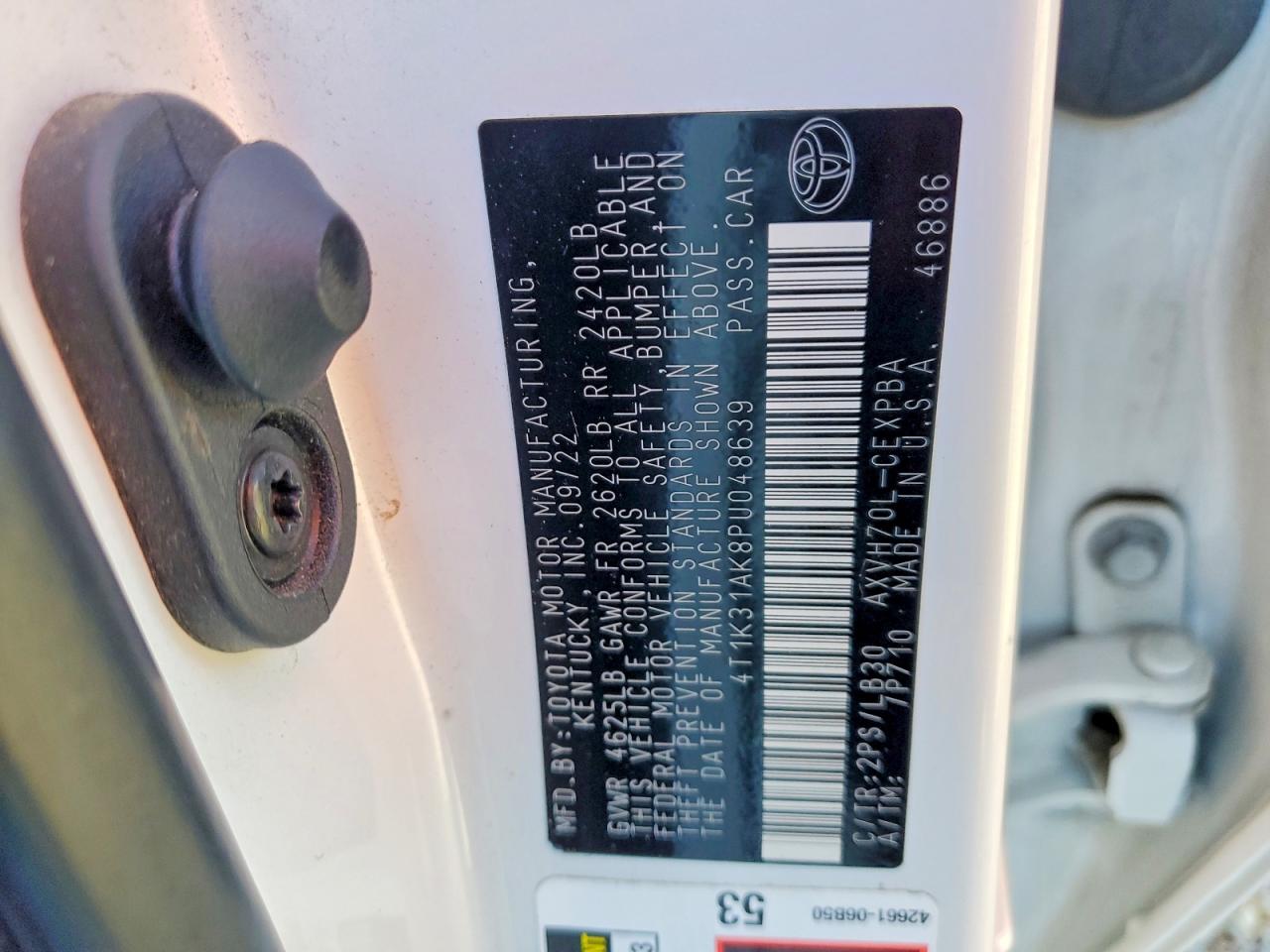 2023 TOYOTA CAMRY XSE photo 12