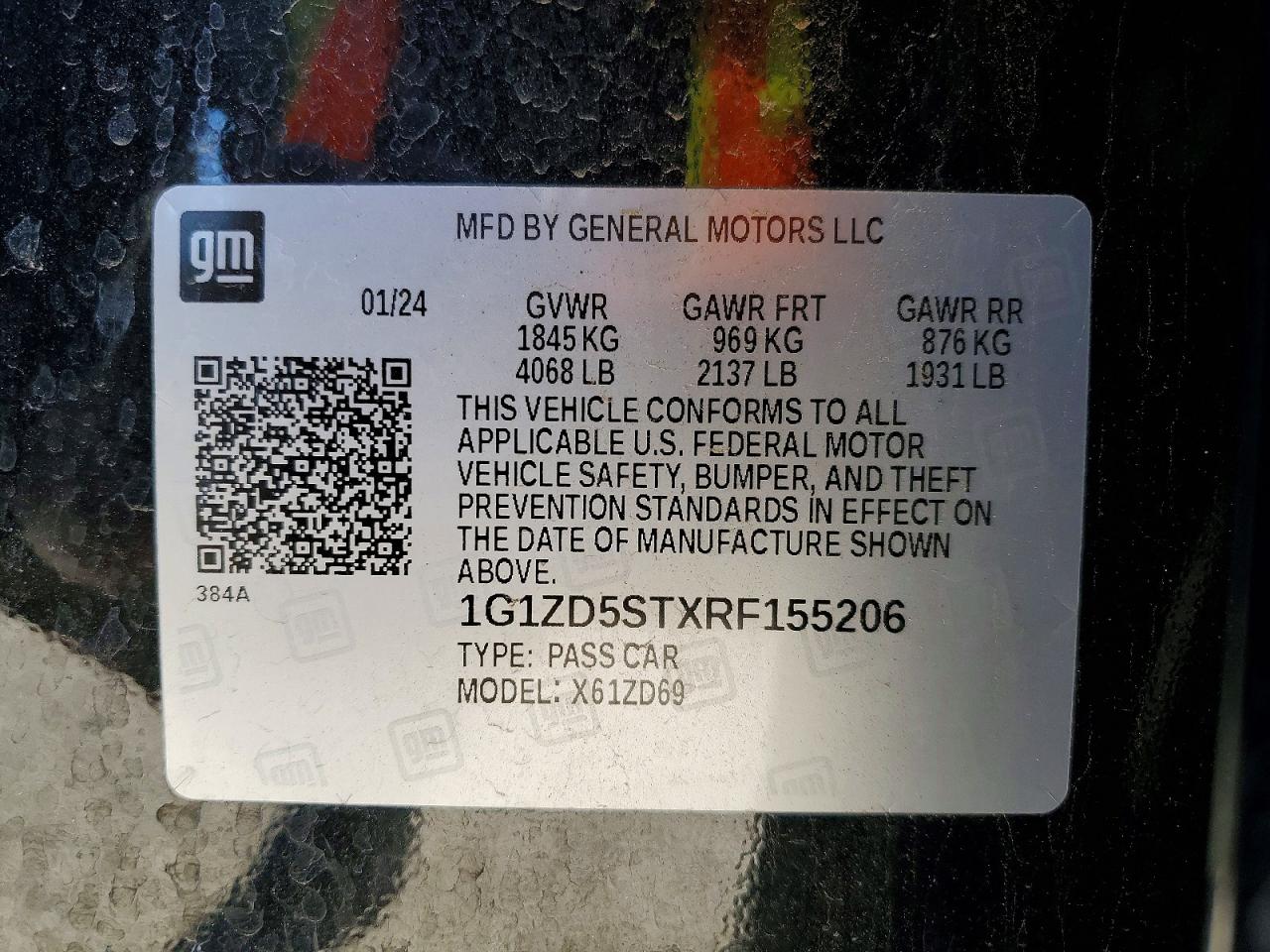 2024 CHEVROLET MALIBU LT photo 13