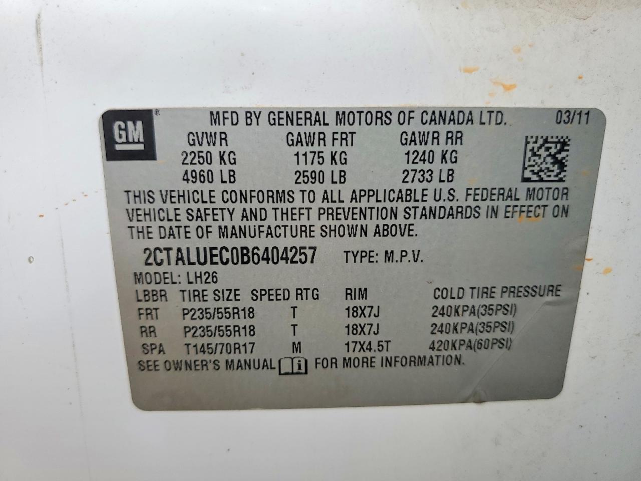 2011 GMC TERRAIN SLT photo 13