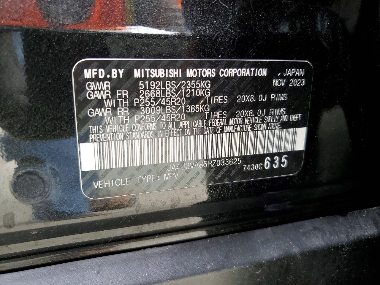 2024 MITSUBISHI OUTLANDER SE photo 45