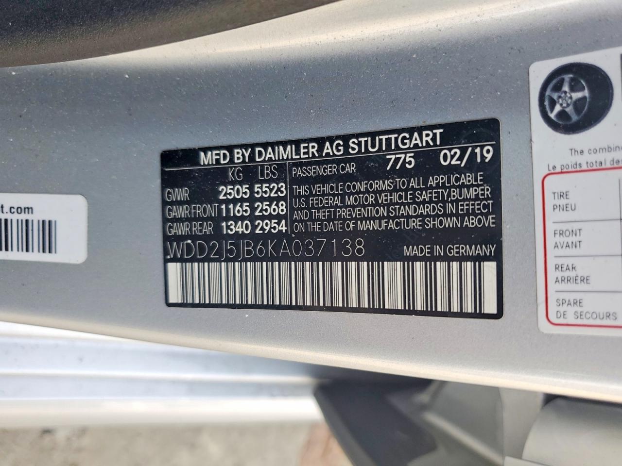 2019 MERCEDES-BENZ CLS 450 photo 13