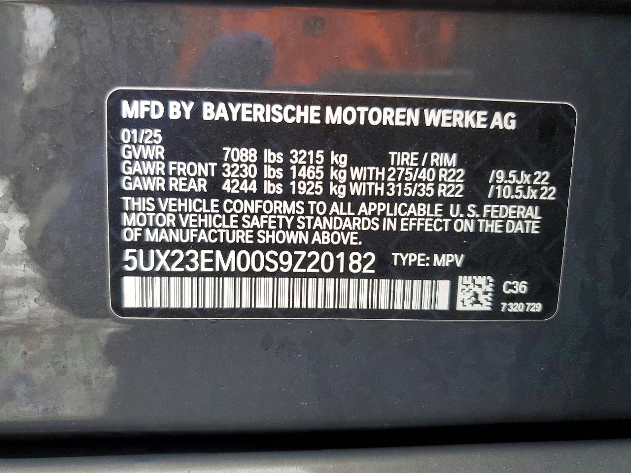 2025 BMW X7 XDRIVE40I photo 14