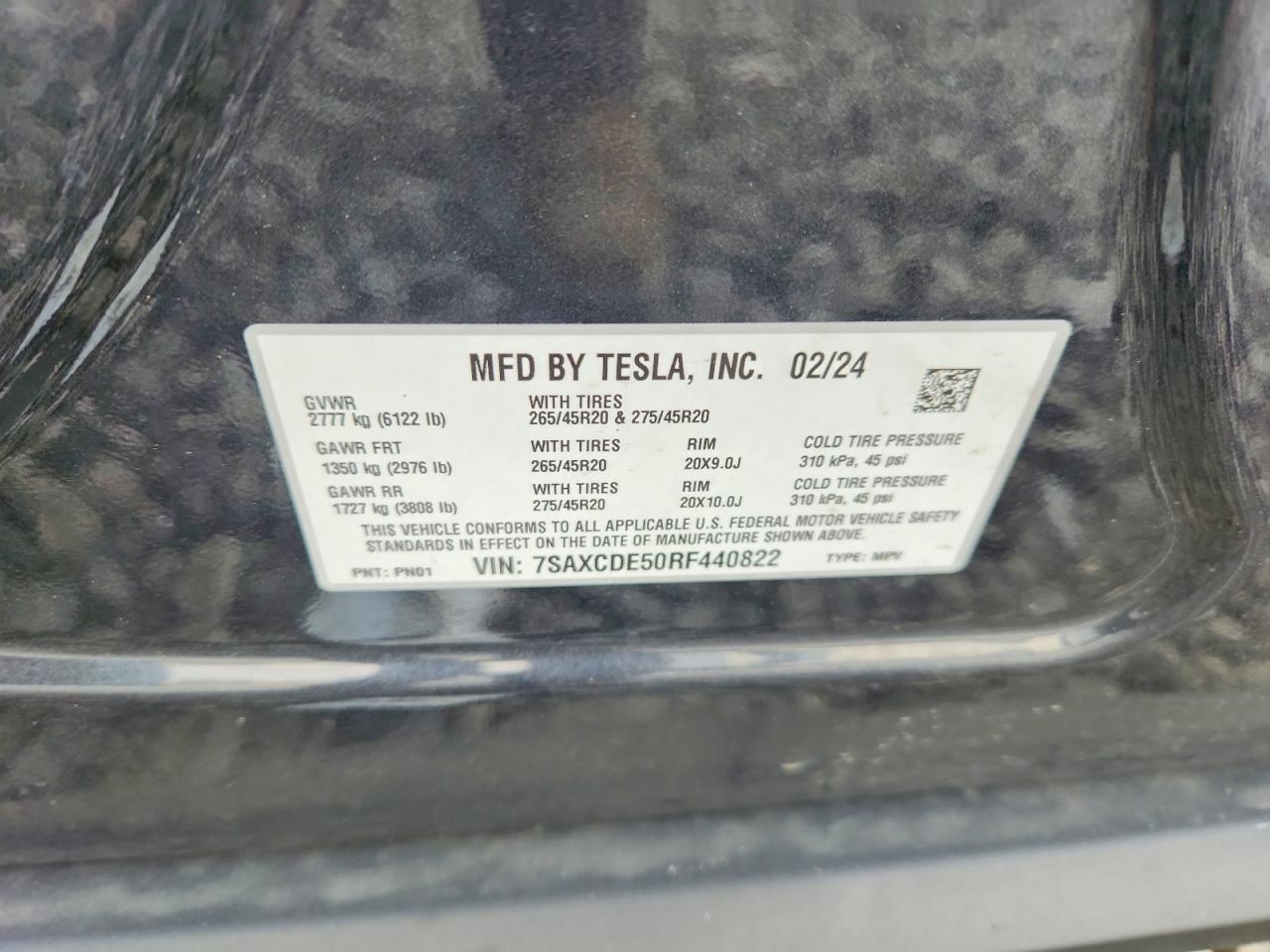 2024 TESLA MODEL X photo 13