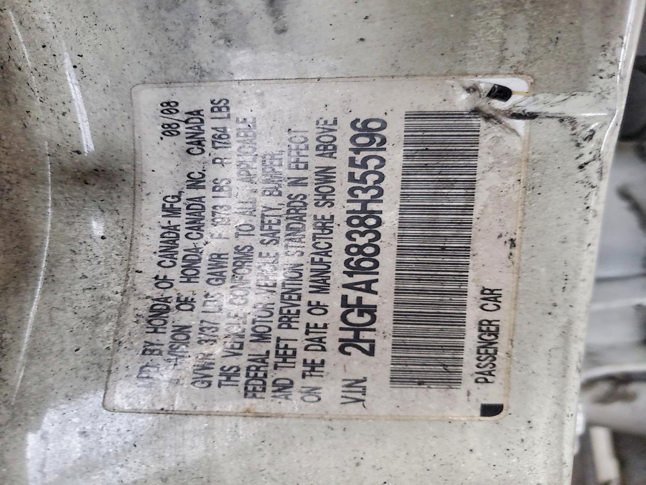 2008 HONDA CIVIC EX photo 34