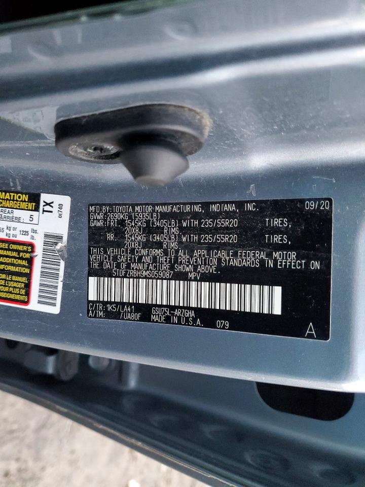 2021 TOYOTA HIGHLANDER PLATINUM photo 14