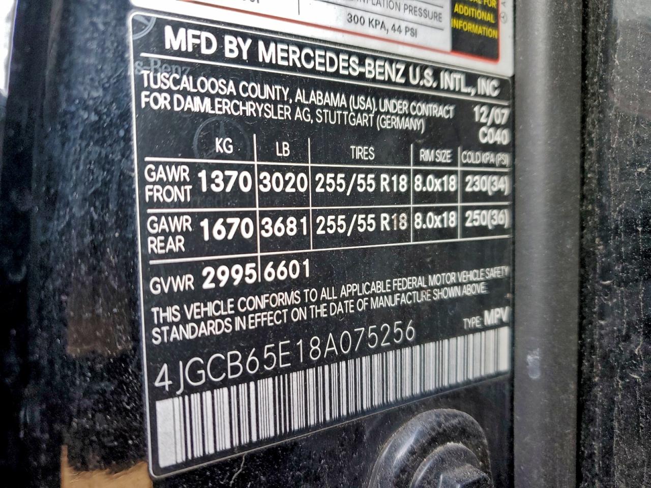 2008 MERCEDES-BENZ R 350 photo 13