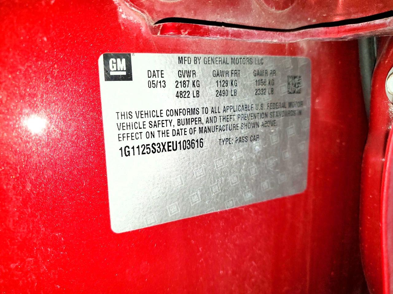 2014 CHEVROLET IMPALA LT photo 23