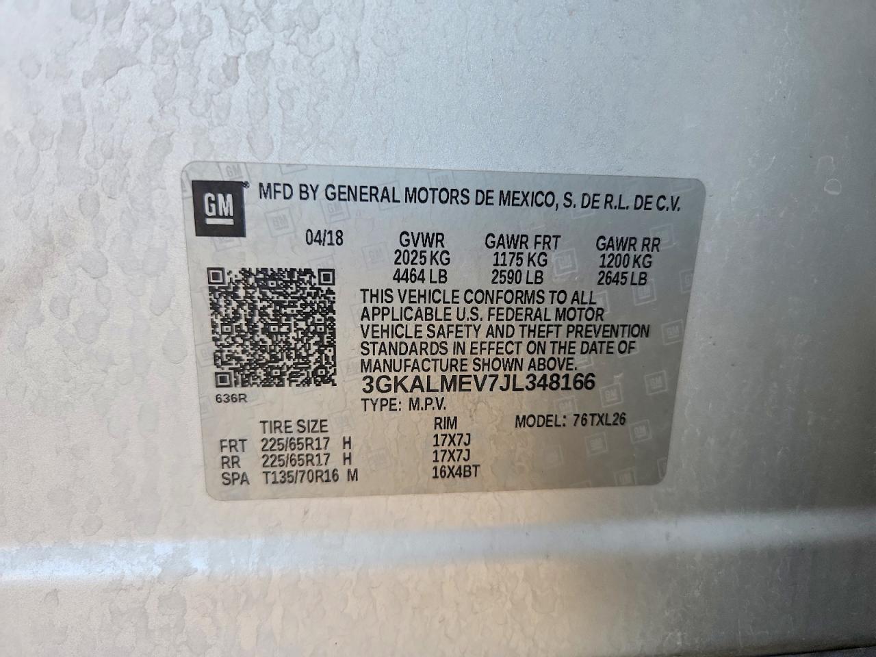 2018 GMC TERRAIN SLE photo 13