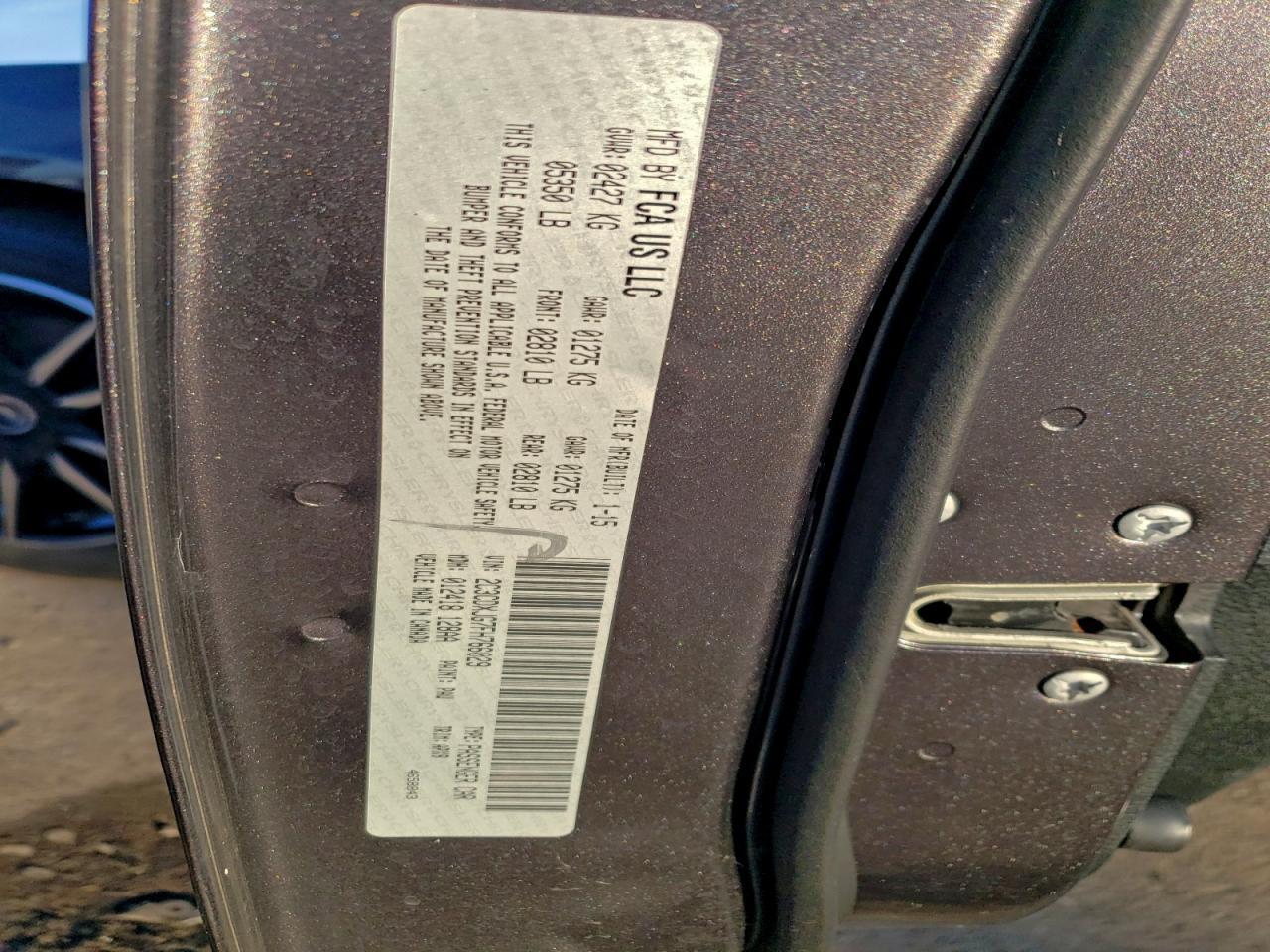 2015 DODGE CHARGER SXT photo 12