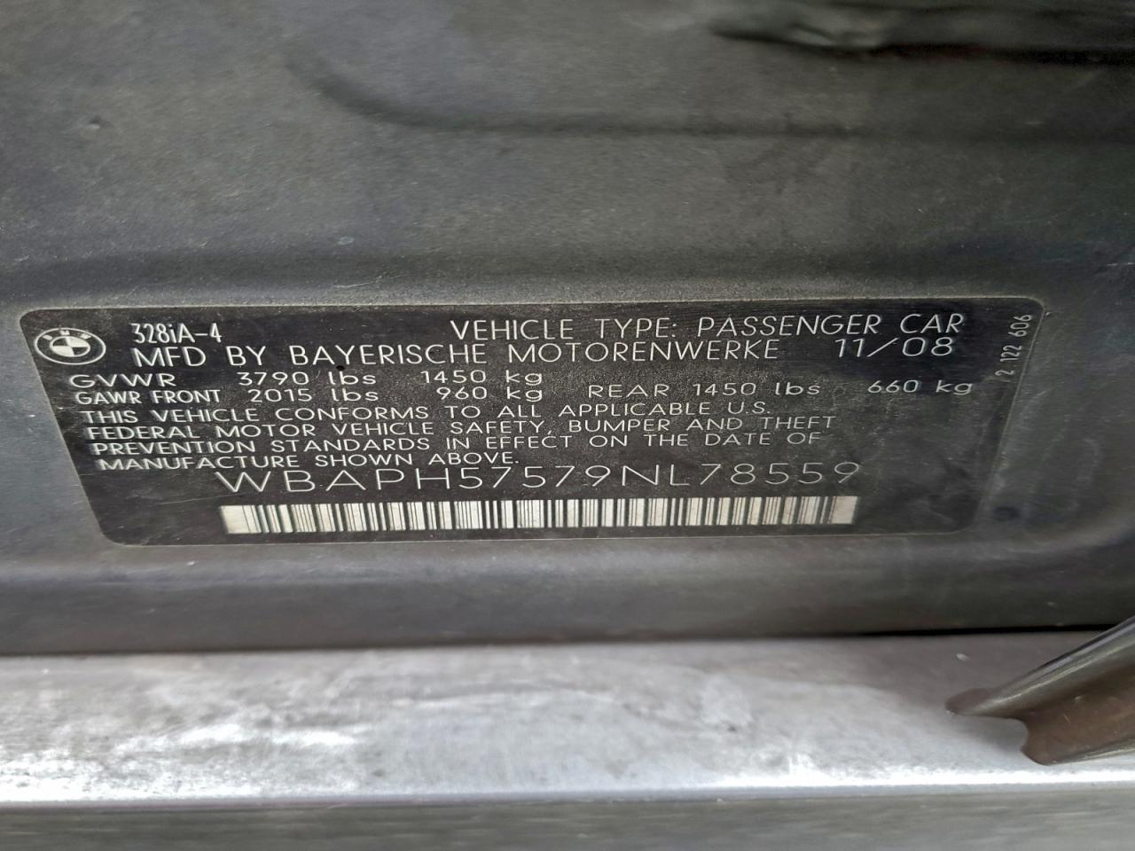 2009 BMW 328 I SULEV photo 12