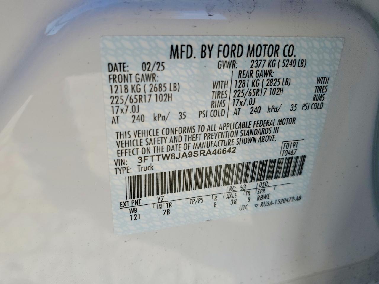 2025 FORD MAVERICK XLT photo 12
