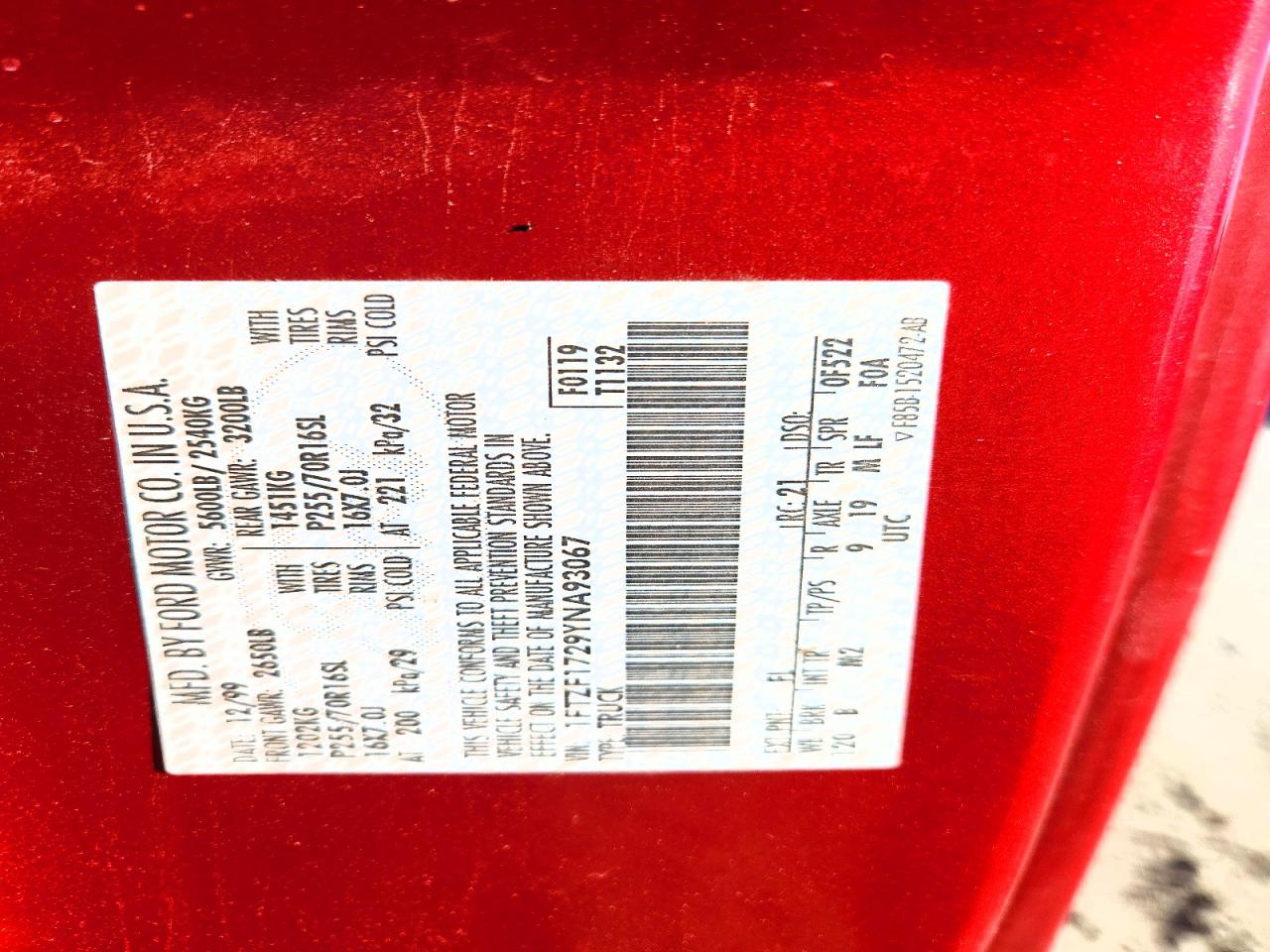 2000 FORD F150 photo 45