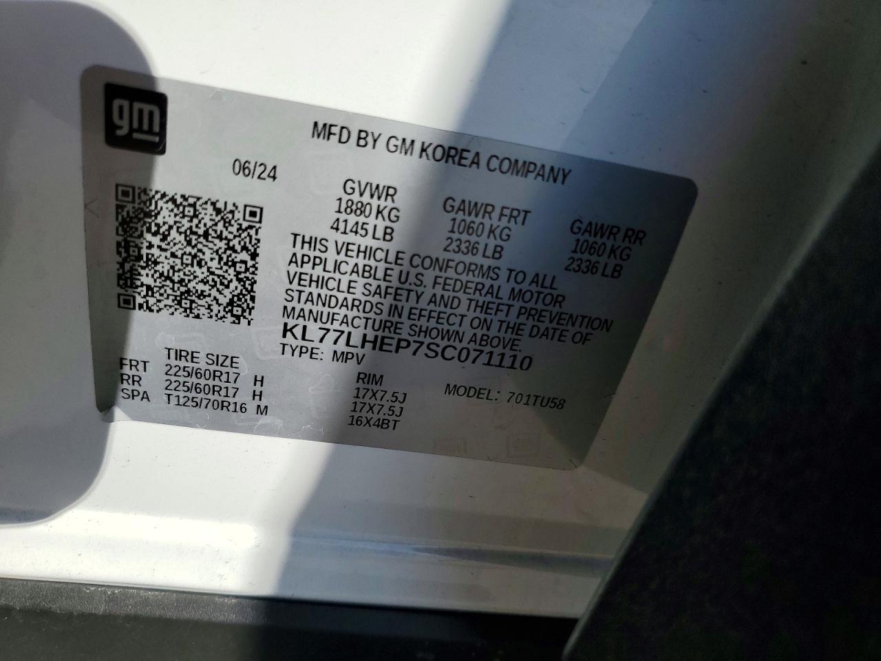 2025 CHEVROLET TRAX 1LT photo 13
