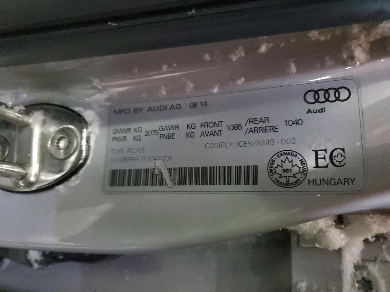 2015 AUDI A3 PREMIUM PLUS photo 12