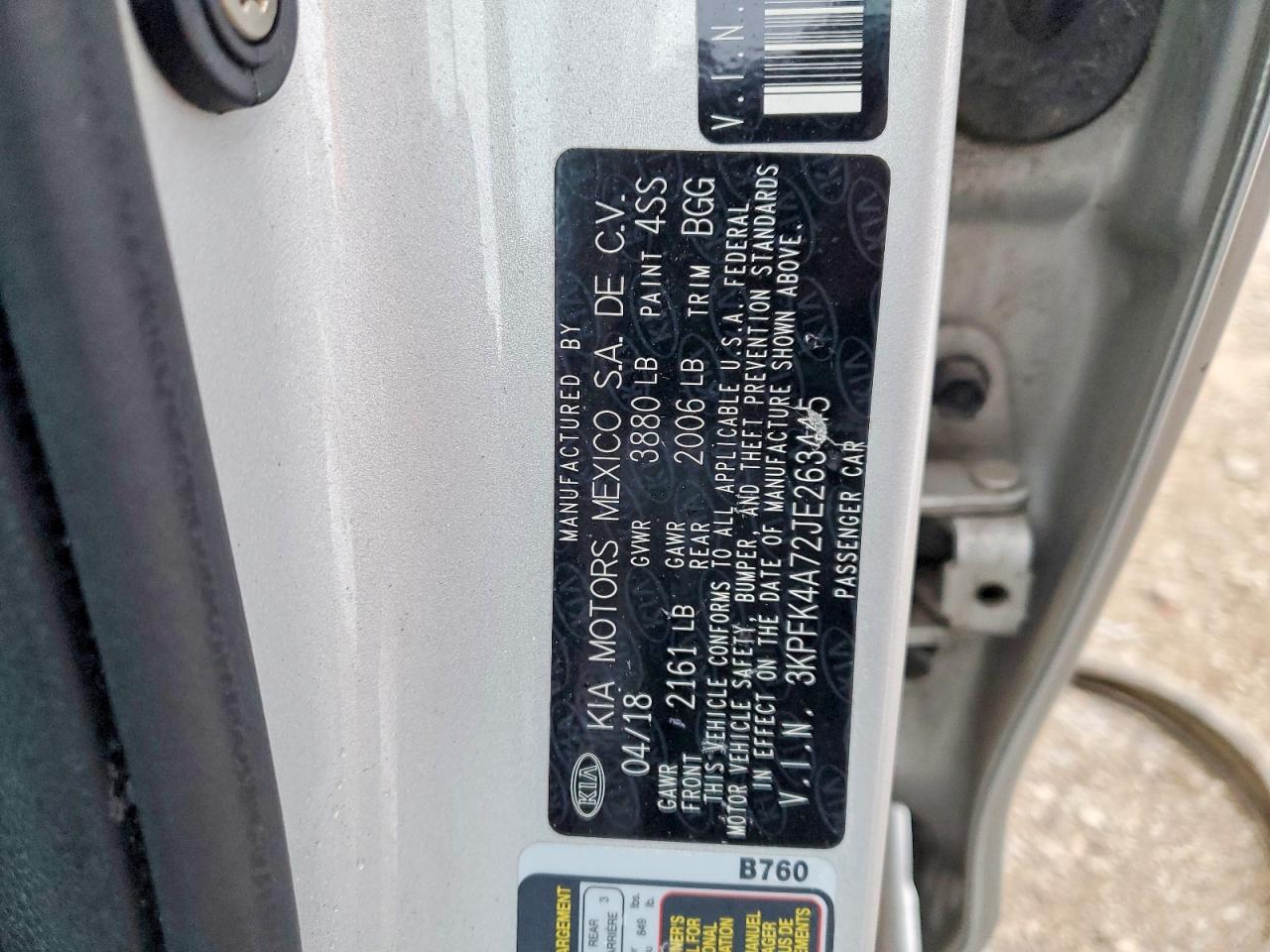 2018 KIA FORTE LX photo 23