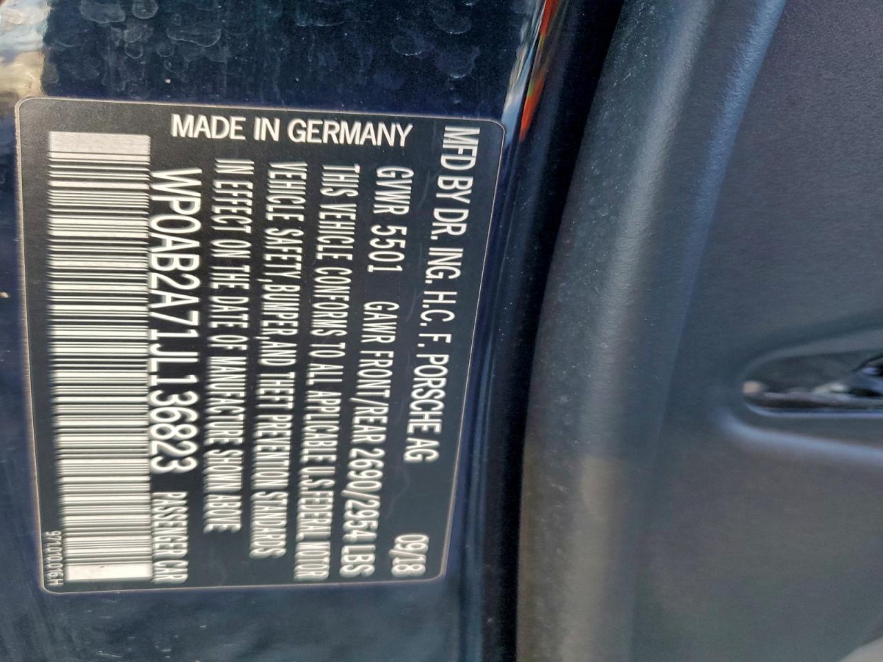 2018 PORSCHE PANAMERA 4S photo 34