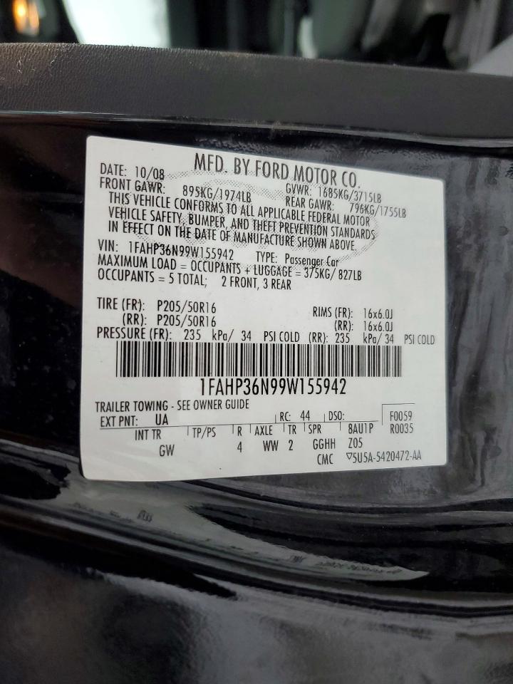 2009 FORD FOCUS SES photo 12