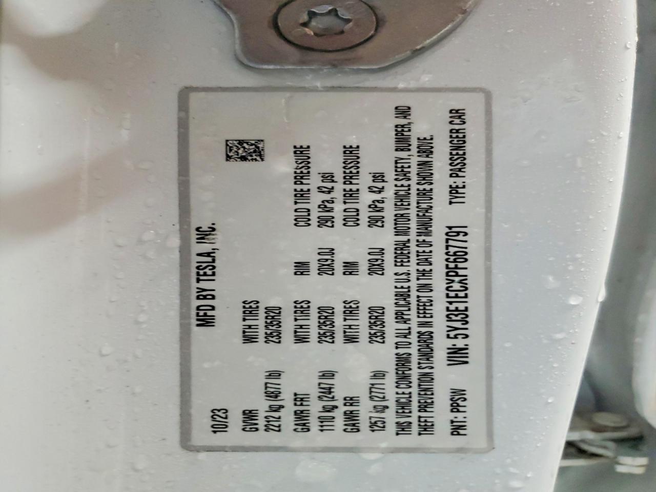 2023 TESLA MODEL 3 photo 23