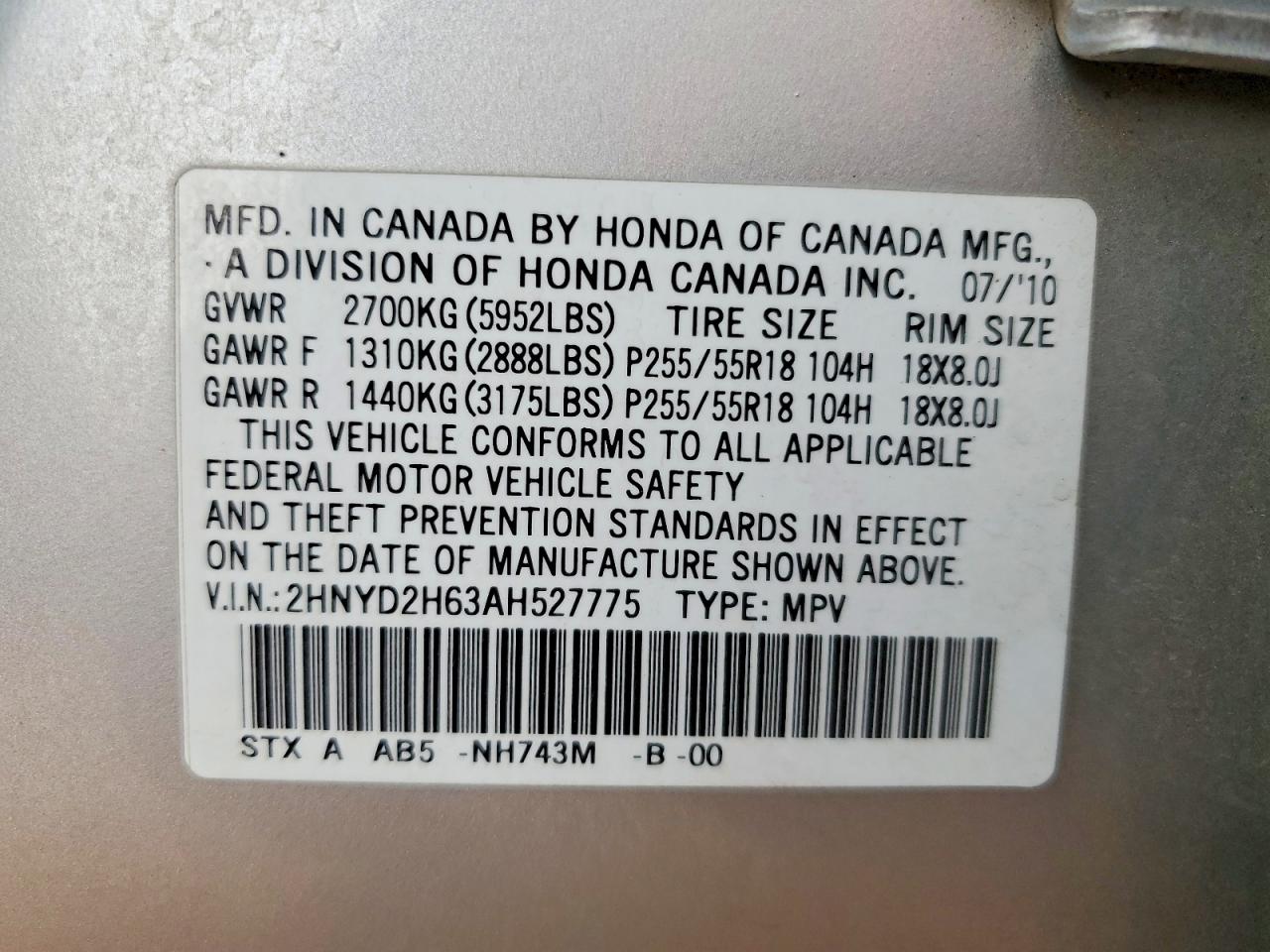 2010 ACURA MDX TECHNOLOGY photo 13