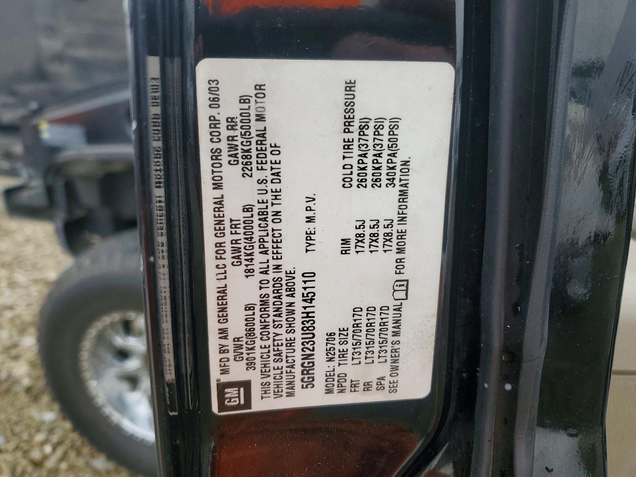 2003 HUMMER H2 photo 13