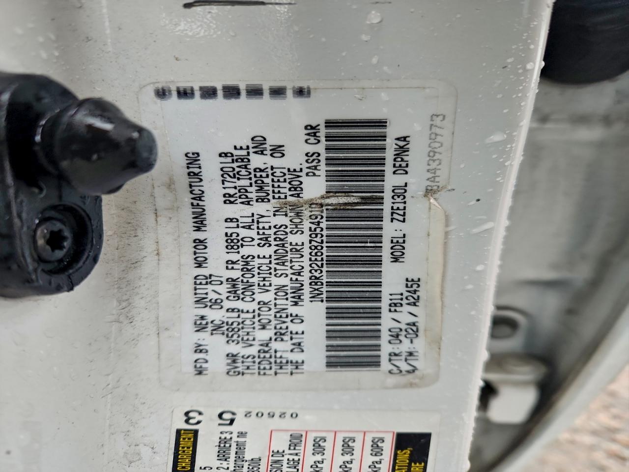 2008 TOYOTA COROLLA CE photo 12