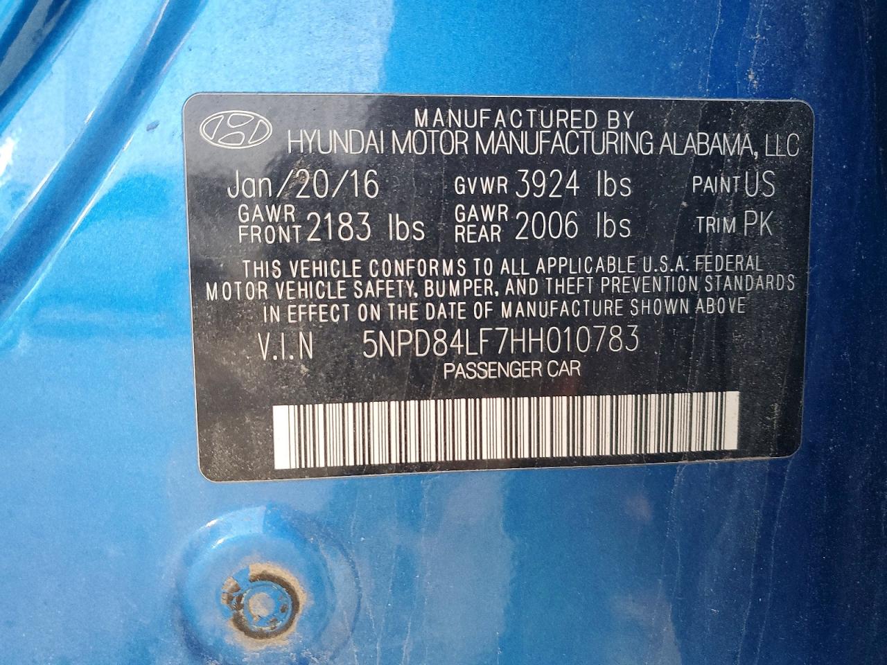 2017 HYUNDAI ELANTRA SE photo 25