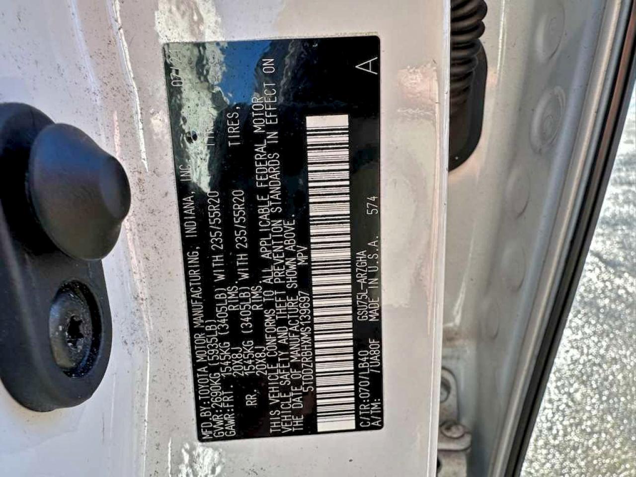 2021 TOYOTA HIGHLANDER LIMITED photo 10