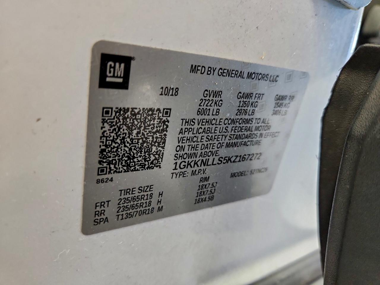 2019 GMC ACADIA SLE photo 13