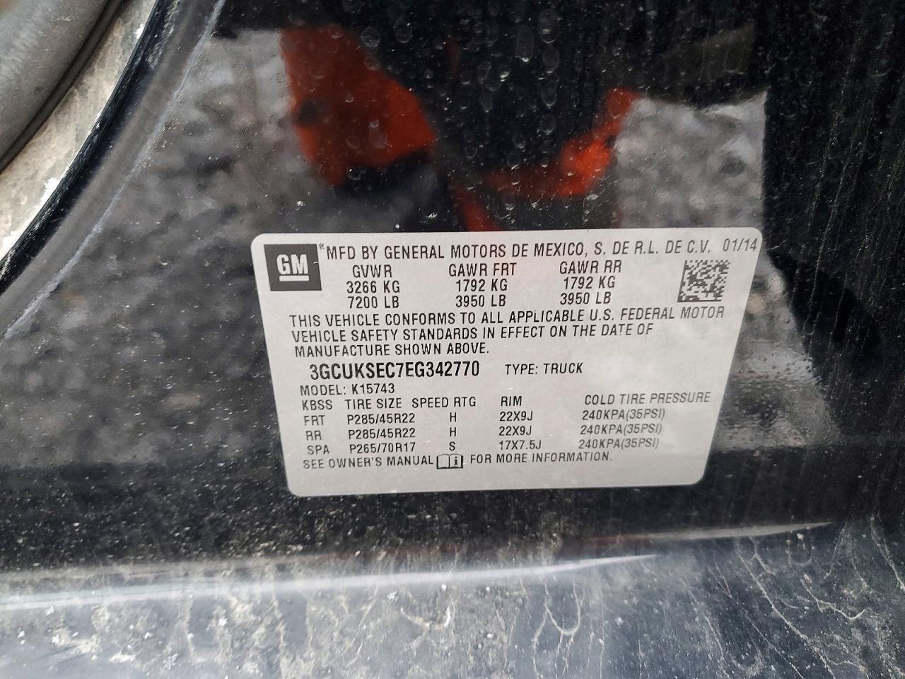 2014 CHEVROLET SILVERADO K1500 LTZ photo 23