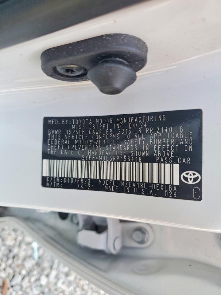 2024 TOYOTA COROLLA LE photo 12