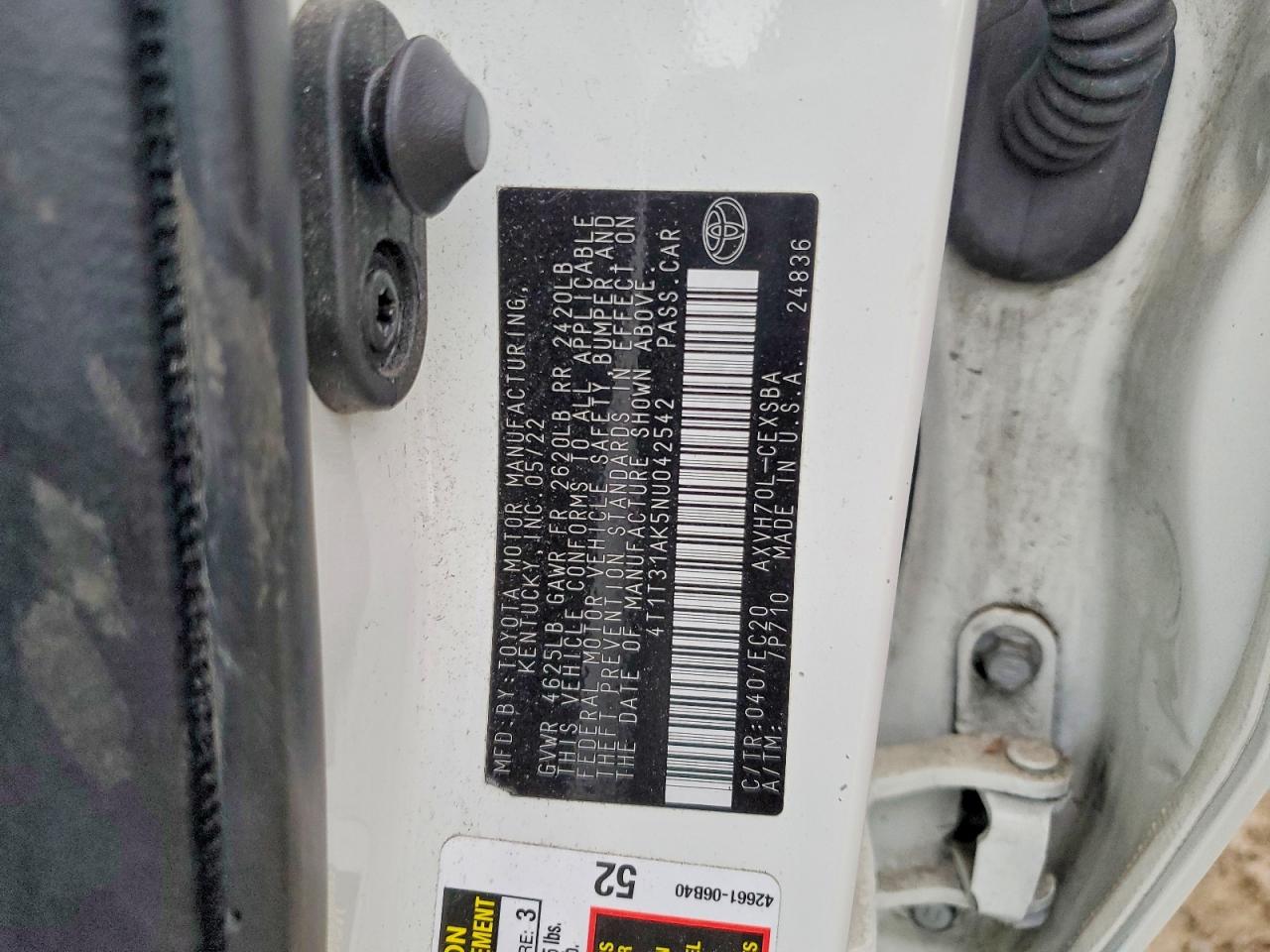 2022 TOYOTA CAMRY NIGHT SHADE photo 12