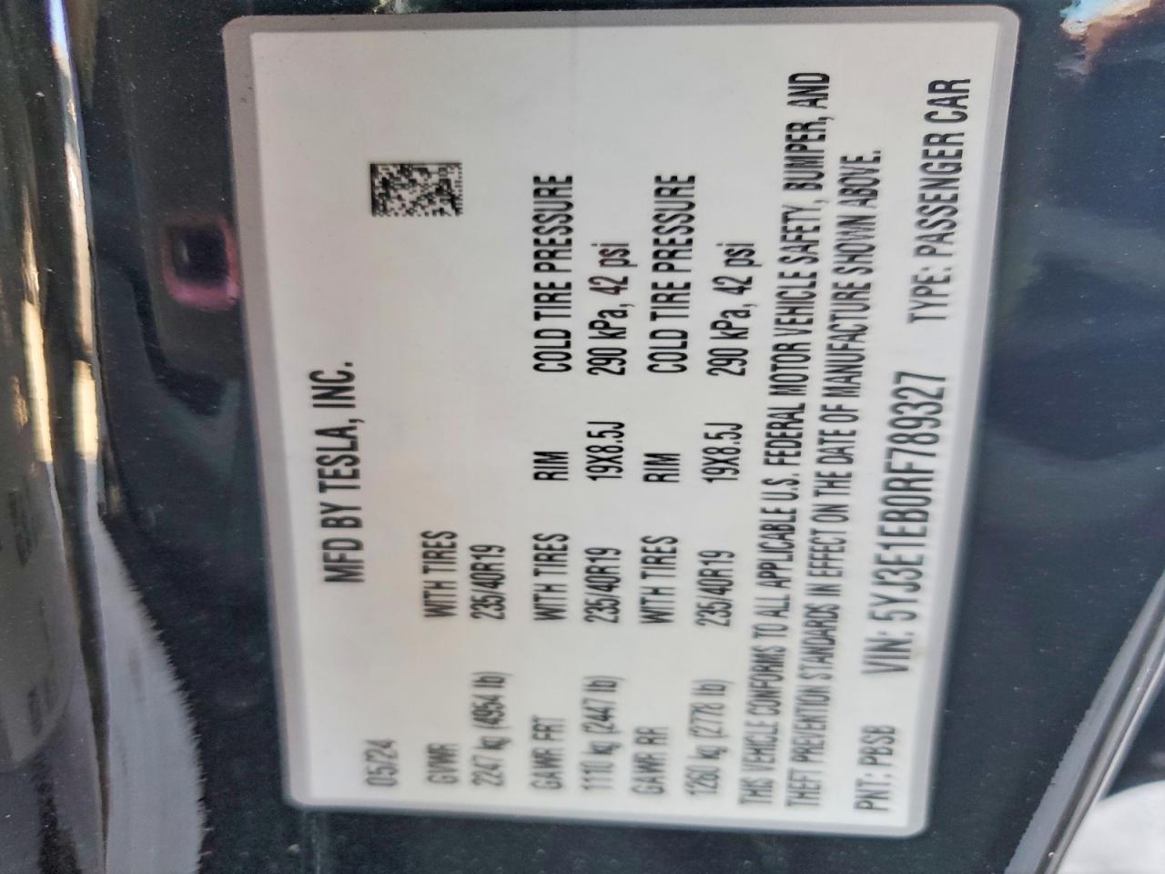 2024 TESLA MODEL 3 photo 34