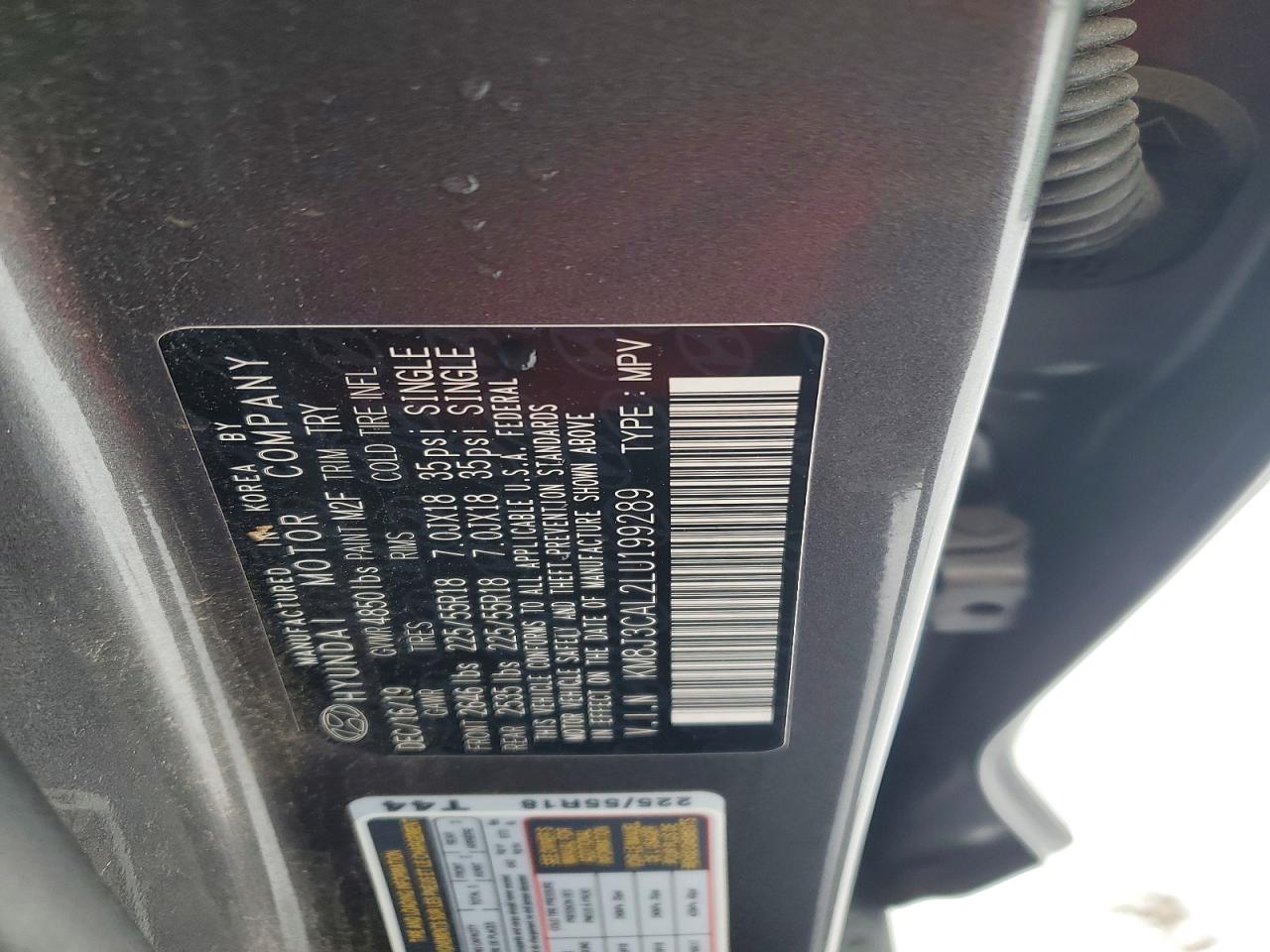 2020 HYUNDAI TUCSON LIMITED photo 13
