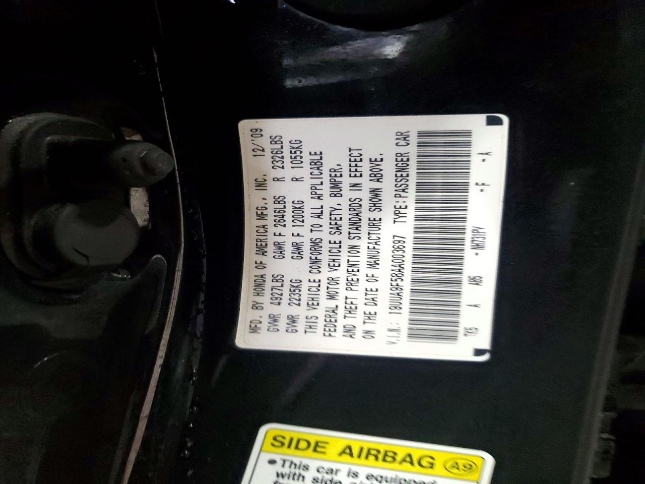 2010 ACURA TL photo 13