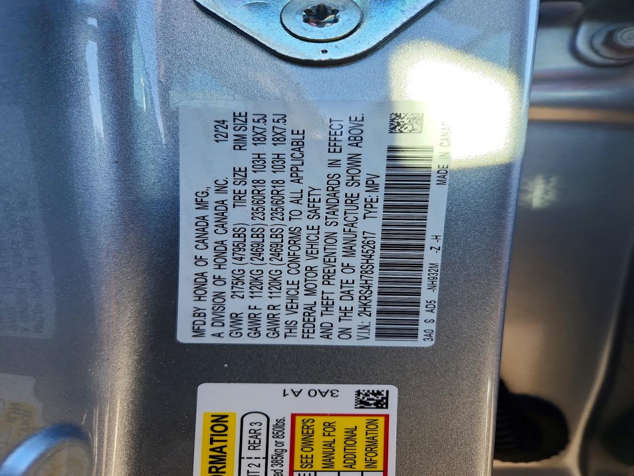 2025 HONDA CR-V EXL photo 13