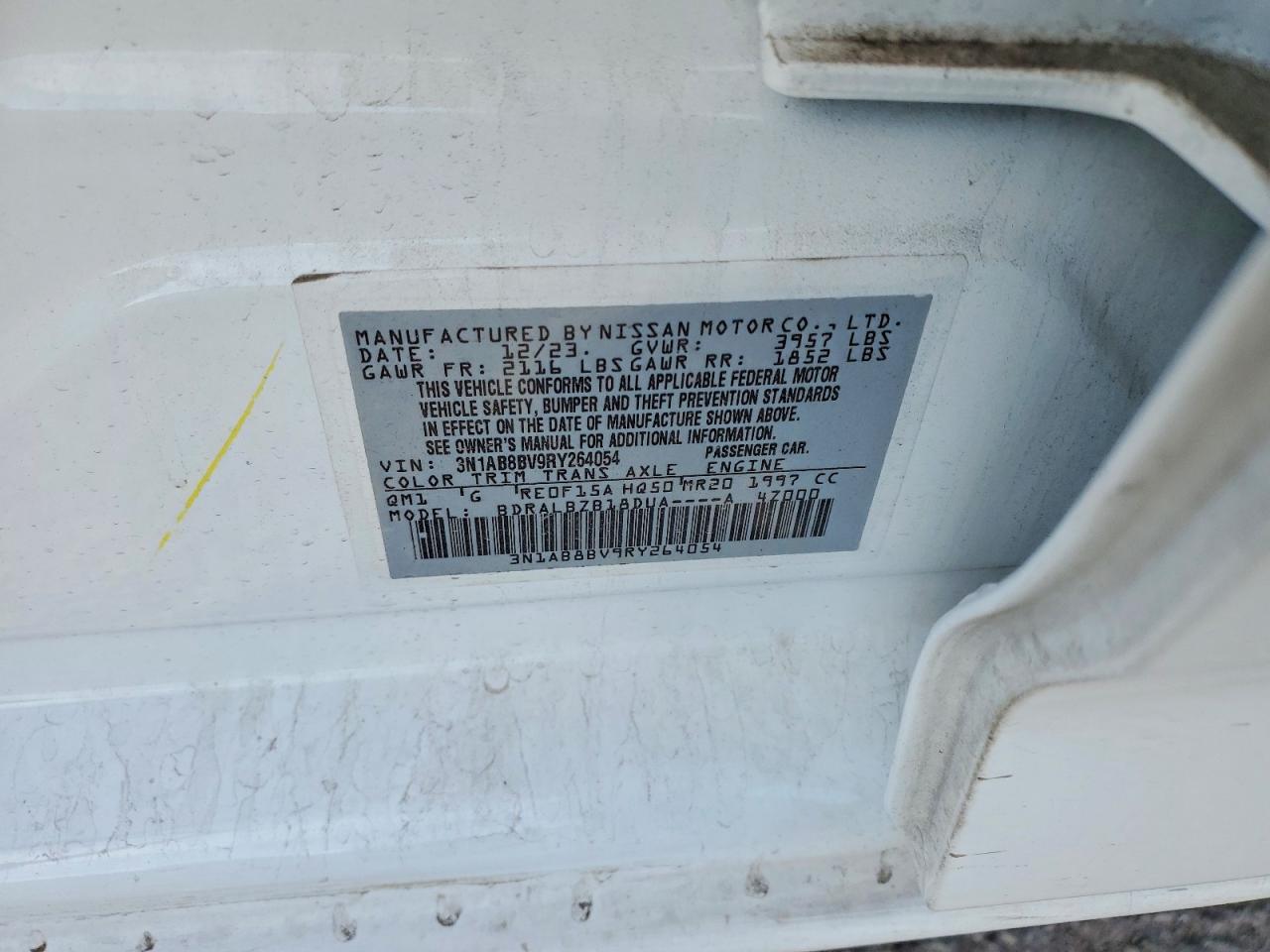 2024 NISSAN SENTRA S photo 12