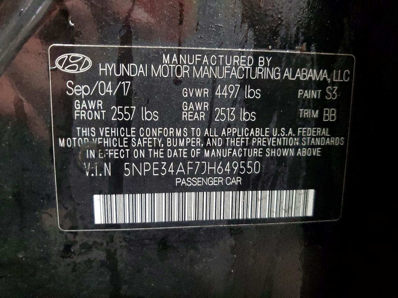 2018 HYUNDAI SONATA photo 12