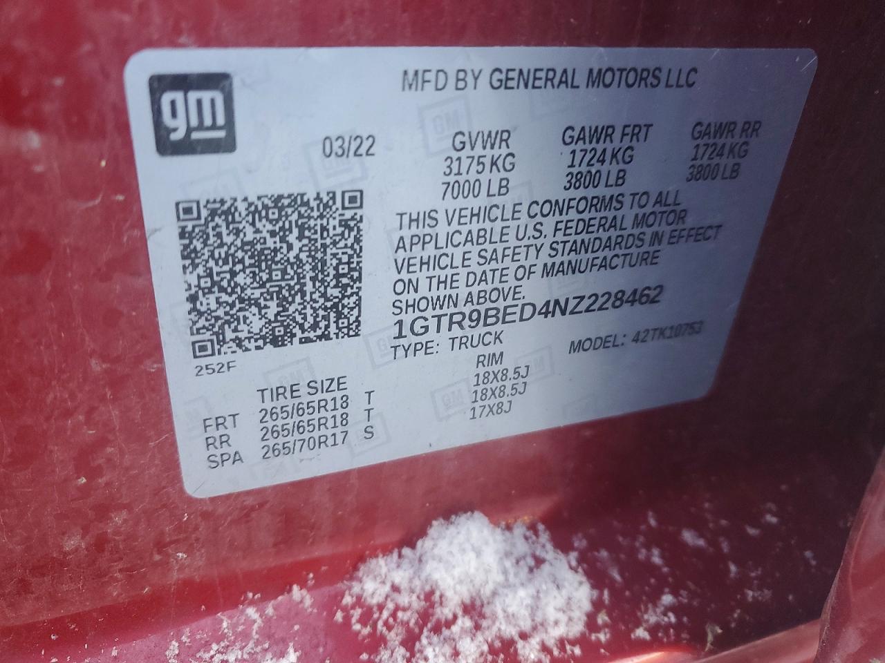 2022 GMC SIERRA LIMITED K1500 SLE photo 12