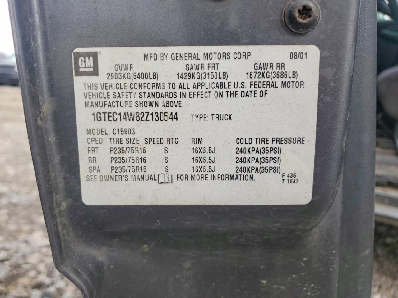2002 GMC NEW SIERRA C1500 photo 13