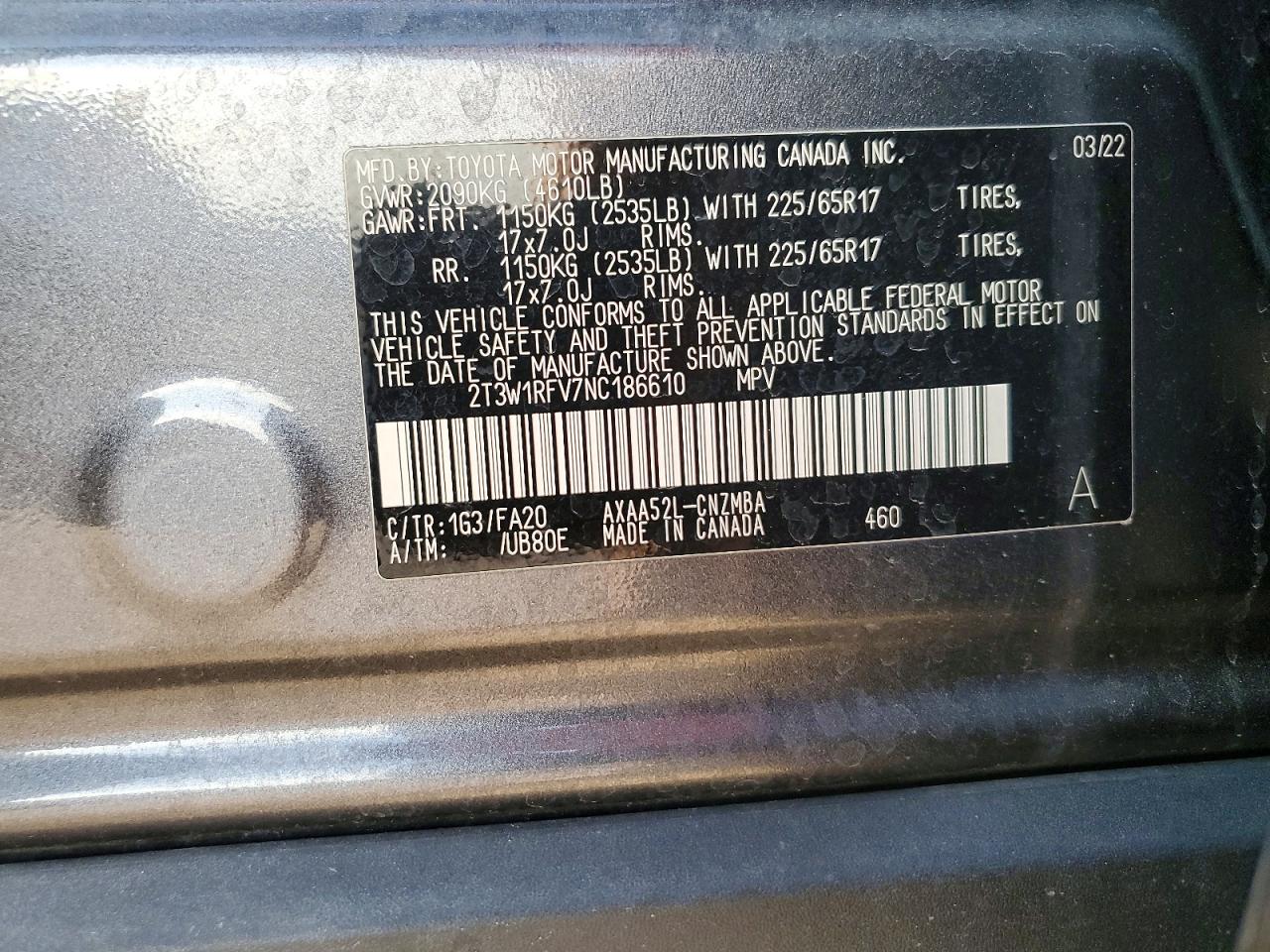 2022 TOYOTA RAV4 XLE photo 13