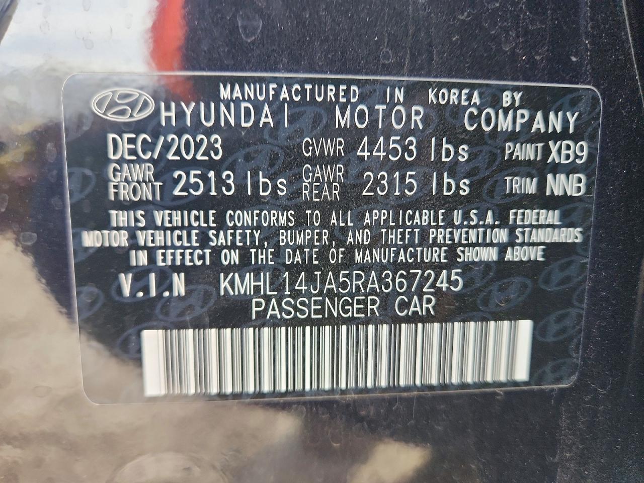 2024 HYUNDAI SONATA SEL photo 25