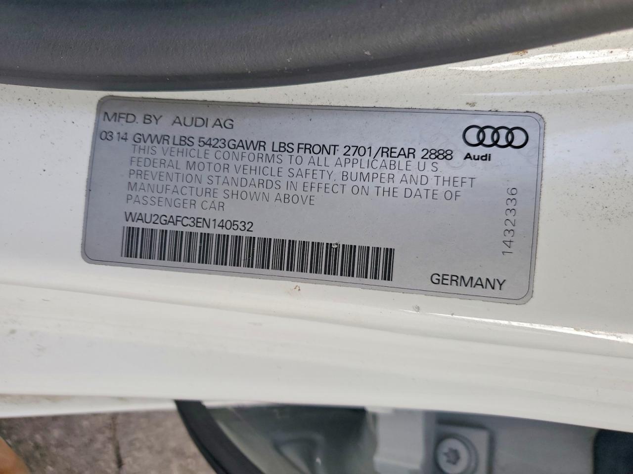 2014 AUDI A7 PRESTIGE photo 13