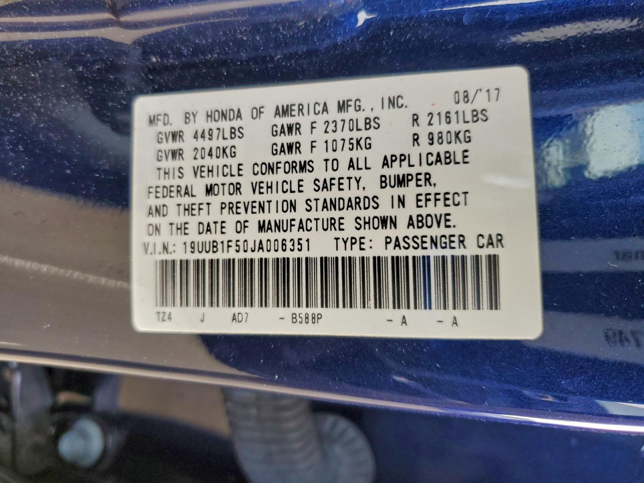 2018 ACURA TLX TECH photo 12