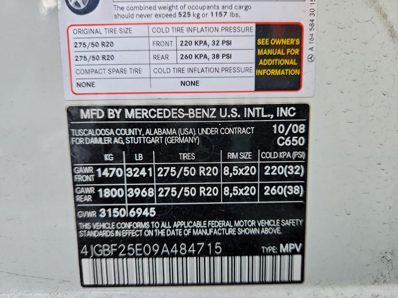 2009 MERCEDES-BENZ GL photo 14