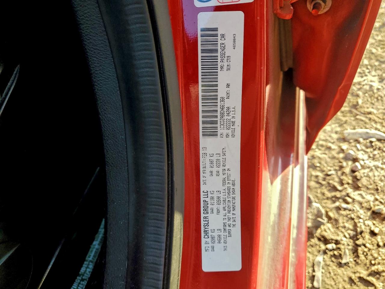 2013 DODGE AVENGER SE photo 12