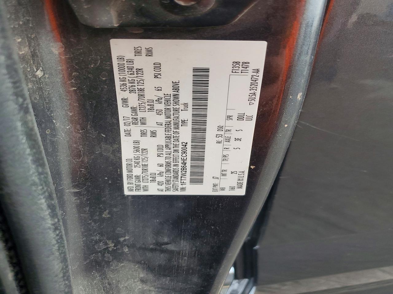 2017 FORD F250 SUPER DUTY photo 12