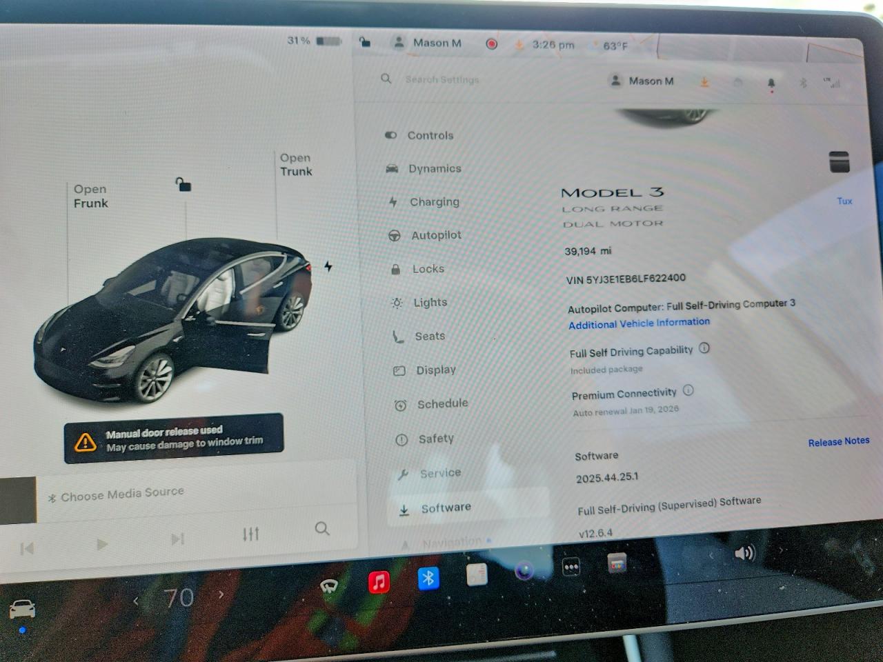 2020 TESLA MODEL 3 photo 17